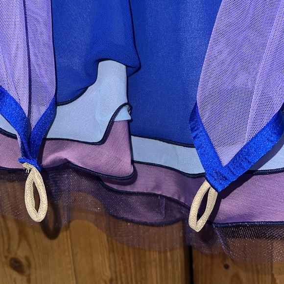 New ElitExpression Flora Royal Beaded Figure Skating Dress - Size 10/12 - Picture 7 of 8